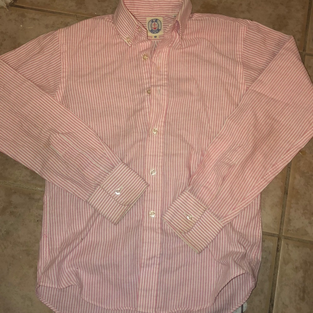Vintage J.G HOOK CHILLDS BUTTON UP DRESS SHIRT